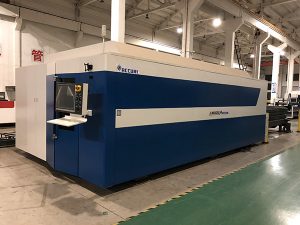 pipa tutup pallet changer serat laser lengkap dan lembaran mesin pemotong logam