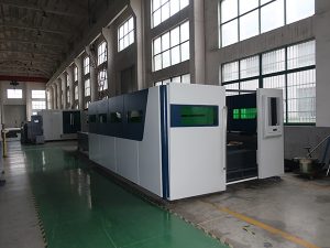 Full Closed Sheet Table Fiber Laser Sheet Cutting Machine With Cypcut Controller