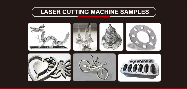 1000W 1500W 2KW 3000W 4KW cnc steel laser cutting machine