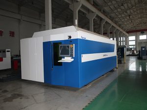 De Lasersnijmachine van de roestvrij staalvezel voor de Verwerking van het Bladmetaal